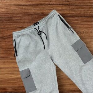 Public Record Size Large Gray Bjorn‎ Cargo Jogger Heather Gray